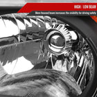 2003-2008 Honda Element Factory Style Headlights (Matte Black Housing / Clear Lens)
