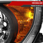 2003-2008 Honda Element Factory Style Headlights (Matte Black Housing / Clear Lens)