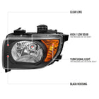 2003-2008 Honda Element Factory Style Headlights (Matte Black Housing / Clear Lens)
