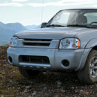 2001-2004 Nissan Frontier XE Factory Style Headlights (Chrome Housing / Clear Lens)