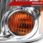 2001-2004 Nissan Frontier XE Factory Style Headlights (Chrome Housing / Clear Lens)