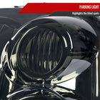 2001-2004 Nissan Frontier XE Factory Style Headlight (Chrome Housing / Smoked Lens)