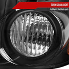 2001-2004 Nissan Frontier XE Factory Style Headlights (Matte Black Housing / Clear Lens)