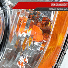 2001-2003 Toyota Highlander Factory Style Headlights (Chrome Housing / Clear Lens)