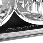 2001-2003 Toyota Highlander Factory Style Headlights (Chrome Housing / Clear Lens)