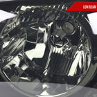 2001-2003 Toyota Highlander Factory Style Headlights (Chrome Housing / Smoked Lens)