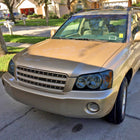 2001-2003 Toyota Highlander Factory Style Headlights (Chrome Housing / Smoked Lens)