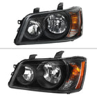 2001-2003 Toyota Highlander Factory Style Headlights (Matte Black Housing / Clear Lens)
