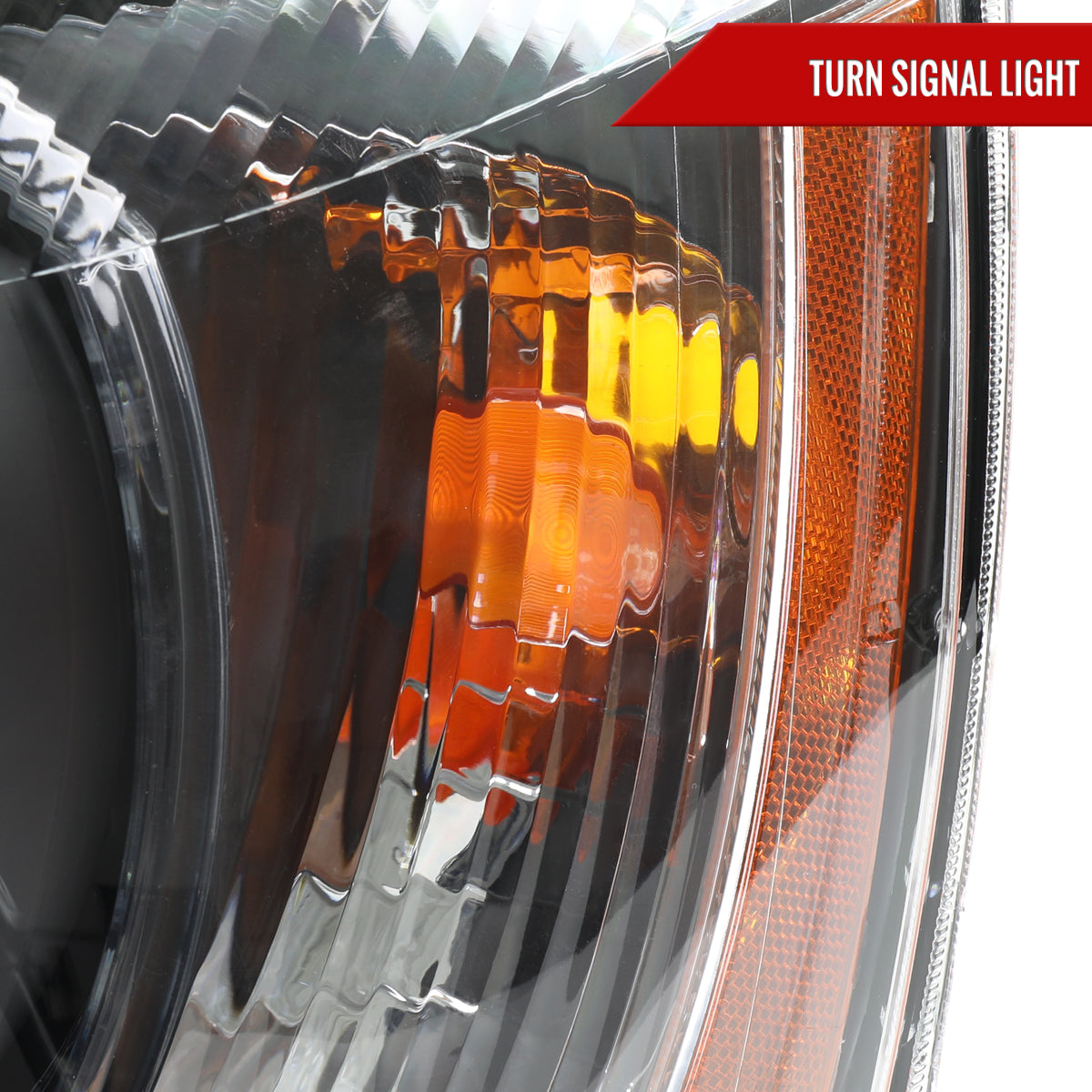 2001-2003 Toyota Highlander Factory Style Headlights (Matte Black Housing / Clear Lens)