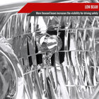 2004-2007 Toyota Highlander Factory Style Headlights (Chrome Housing / Clear Lens)