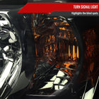 2004-2007 Toyota Highlander Factory Style Headlights (Chrome Housing / Smoked Lens)