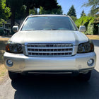 2004-2007 Toyota Highlander Factory Style Headlights (Chrome Housing / Smoked Lens)