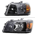 2004-2007 Toyota Highlander Factory Style Headlights (Matte Black Housing / Clear Lens)