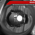2004-2007 Toyota Highlander Factory Style Headlights (Matte Black Housing / Clear Lens)