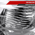 2008-2010 Toyota Highlander Factory Halogen Replacement Headlights (Chrome Housing / Clear Lens)