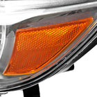 2008-2010 Toyota Highlander Factory Halogen Replacement Headlights (Chrome Housing / Clear Lens)
