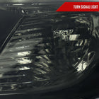 2008-2010 Toyota Highlander Factory Halogen Replacement Headlights (Chrome Housing / Smoked Lens)