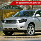 2008-2010 Toyota Highlander Factory Halogen Replacement Headlights (Chrome Housing / Smoked Lens)