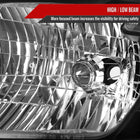 2008-2010 Toyota Highlander Factory Halogen Replacement Headlights (Matte Black Housing / Clear Lens)
