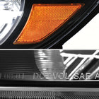 2008-2010 Toyota Highlander Factory Halogen Replacement Headlights (Matte Black Housing / Clear Lens)