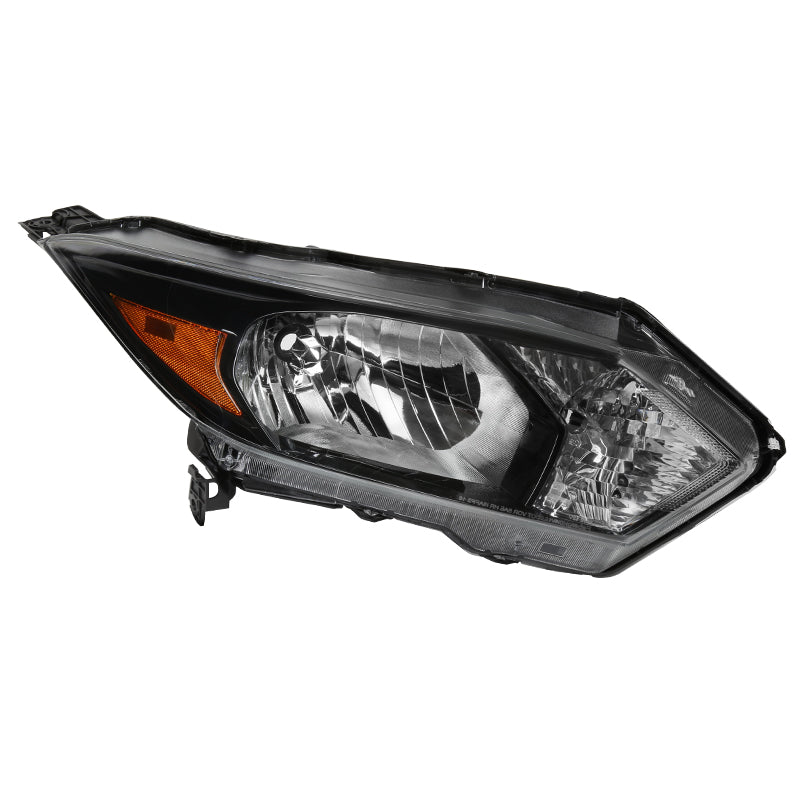 2016-2018 Honda HR-V Factory Style Headlights (Glossy Black Housing / Clear Lens) - Passenger Side Only