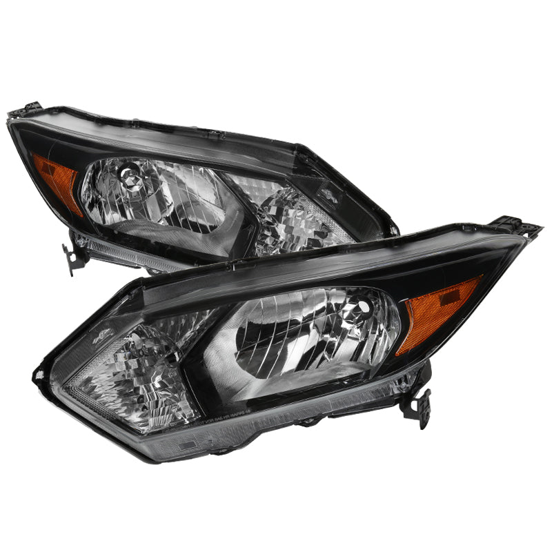 2016-2018 Honda HR-V Factory Style Headlights (Glossy Black Housing / Clear Lens)