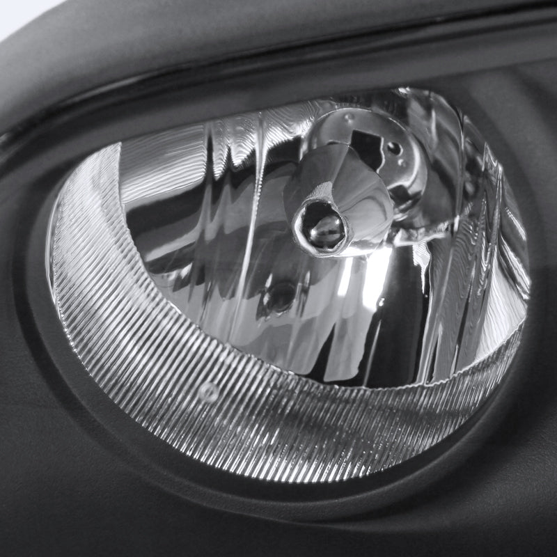 2004-2006 Hyundai Elantra Factory Style Headlights (Matte Black Housing / Clear Lens)