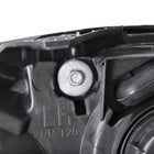 2004-2006 Hyundai Elantra Factory Style Headlights (Matte Black Housing / Clear Lens)