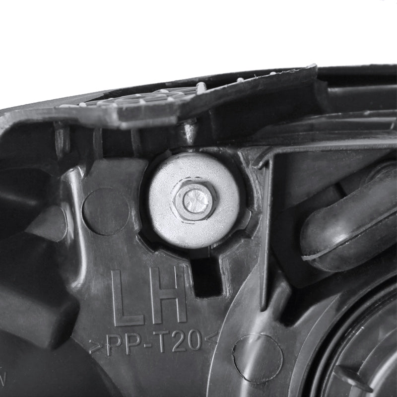 2004-2006 Hyundai Elantra Factory Style Headlights (Matte Black Housing / Clear Lens)