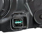 2004-2006 Hyundai Elantra Factory Style Headlights (Matte Black Housing / Clear Lens)