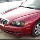 2004-2006 Hyundai Elantra Factory Style Headlights (Matte Black Housing / Clear Lens)