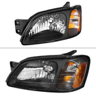 2000-2004 Subaru Legacy Brighton / 2003-2006 Baja Sport Factory Style Headlights (Matte Black Housing / Clear Lens)