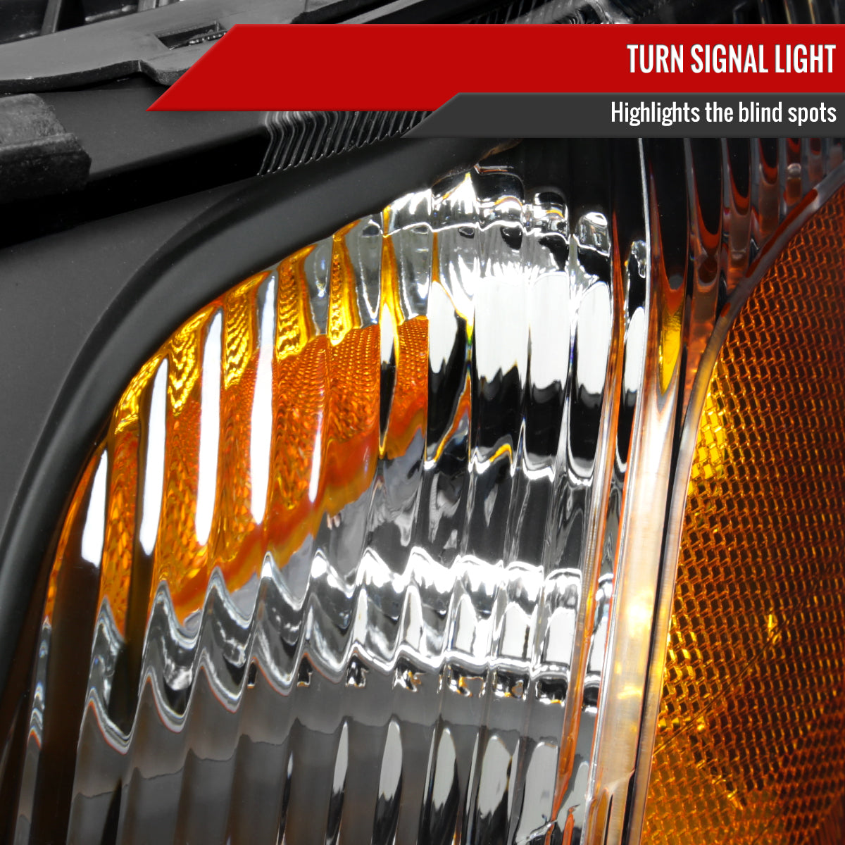 2000-2004 Subaru Legacy Brighton / 2003-2006 Baja Sport Factory Style Headlights (Matte Black Housing / Clear Lens)
