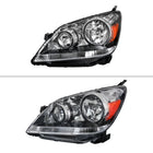 2005-2007 Honda Odyssey Factory Style Crystal Headlights w/ 9006 Bulbs (Chrome Housing / Clear Lens)