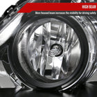 2005-2007 Honda Odyssey Factory Style Crystal Headlights w/ 9006 Bulbs (Chrome Housing / Clear Lens)