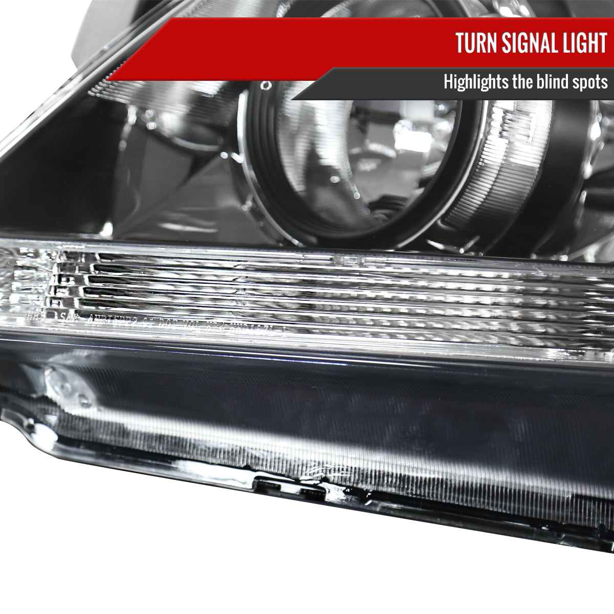 2005-2007 Honda Odyssey Factory Style Crystal Headlights w/ 9006 Bulbs (Chrome Housing / Clear Lens)
