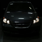 2005-2007 Honda Odyssey Factory Style Crystal Headlights w/ 9006 Bulbs (Matte Black Housing / Clear Lens)