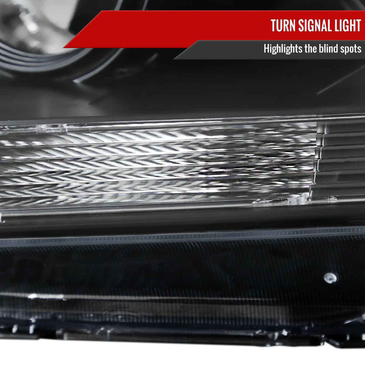 2005-2007 Honda Odyssey Factory Style Crystal Headlights w/ 9006 Bulbs (Matte Black Housing / Clear Lens)