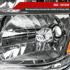 2005-2008 Nissan Frontier / 2005-2006 Pathfinder Factory Style Headlights (Chrome Housing / Clear Lens)