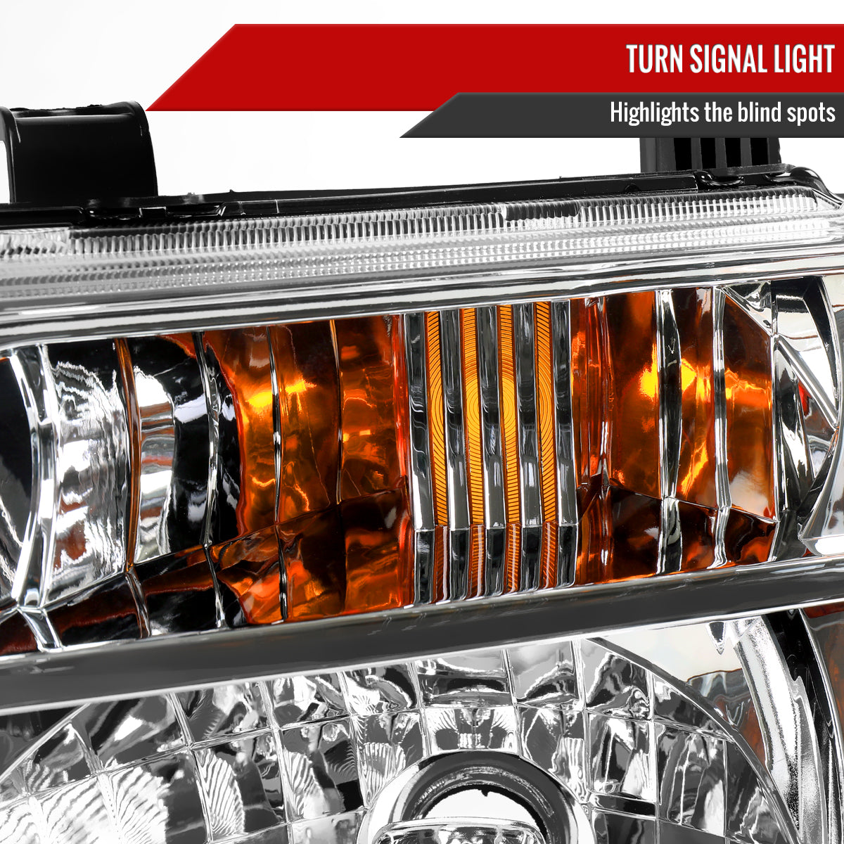 2005-2008 Nissan Frontier / 2005-2006 Pathfinder Factory Style Headlights (Chrome Housing / Clear Lens)