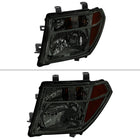 2005-2008 Nissan Frontier / 2005-2006 Pathfinder Factory Style Headlights (Chrome Housing / Smoked Lens)