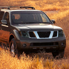 2005-2008 Nissan Frontier / 2005-2006 Pathfinder Factory Style Headlights (Chrome Housing / Smoked Lens)