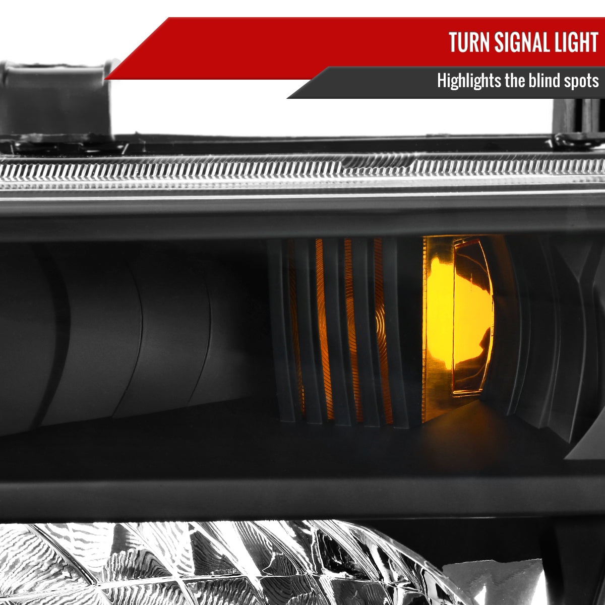 2005-2008 Nissan Frontier / 2005-2006 Pathfinder Factory Style Headlights (Matte Black Housing / Clear Lens)