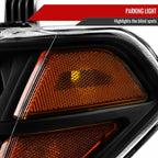2005-2008 Nissan Frontier/2005-2006 Pathfinder Factory Style Headlights (Matte Black Housing/Clear Lens)