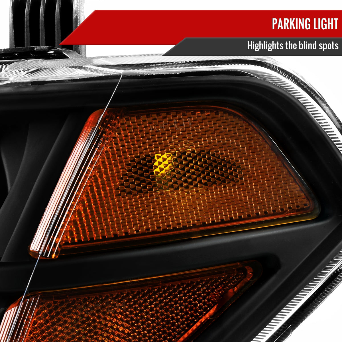 2005-2008 Nissan Frontier / 2005-2006 Pathfinder Factory Style Headlights (Matte Black Housing / Clear Lens)