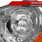 2003-2005 Honda Pilot Factory Style Headlight (Chrome Housing / Clear Lens)