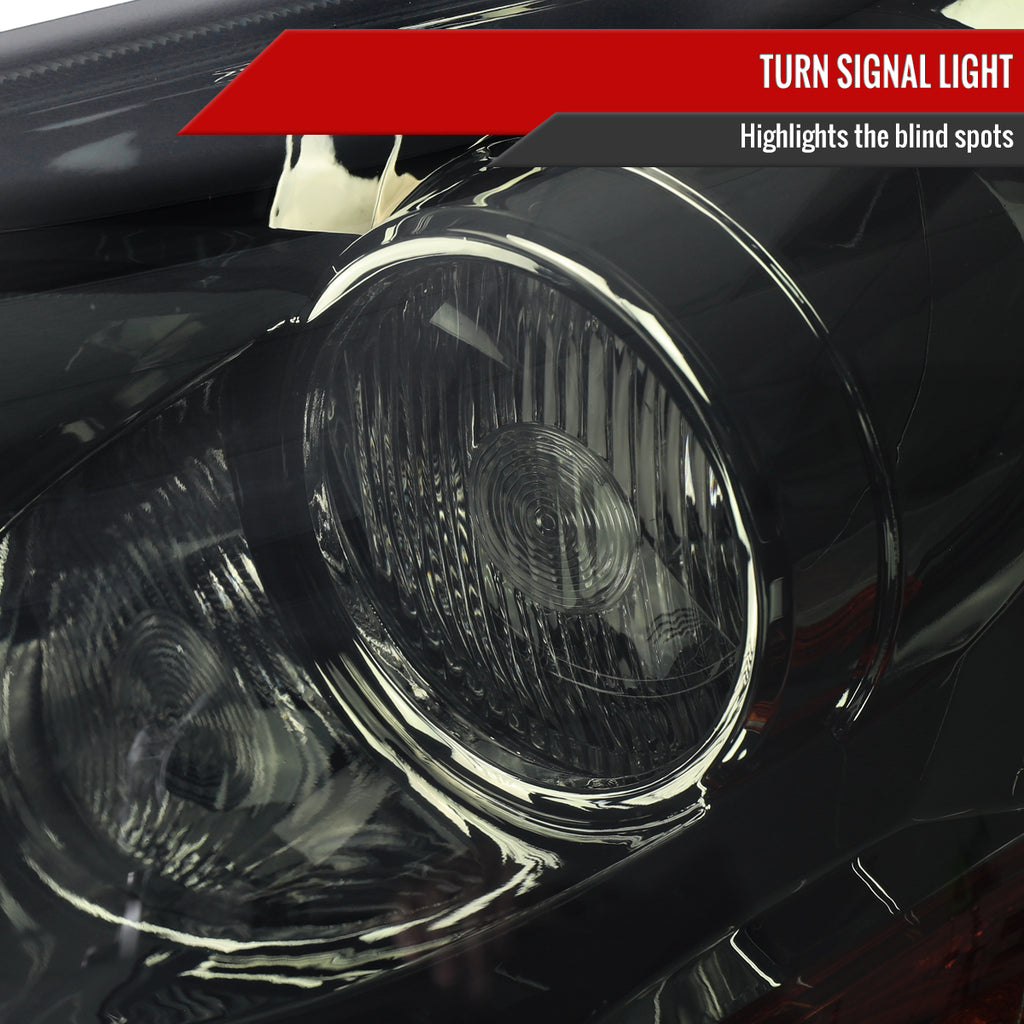 2003-2005 Honda Pilot Factory Style Headlight (Chrome Housing/Smoke Lens)