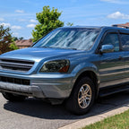 2003-2005 Honda Pilot Factory Style Headlight (Chrome Housing/Smoke Lens)