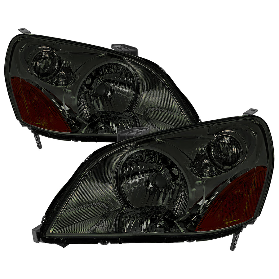 2003-2005 Honda Pilot Factory Style Headlight (Chrome Housing / Smoked Lens)