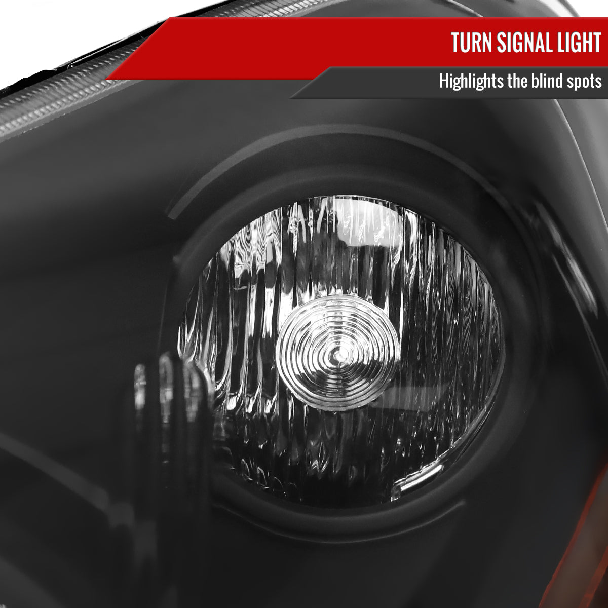 2003-2005 Honda Pilot Factory Style Headlight (Matte Black Housing / Clear Lens)